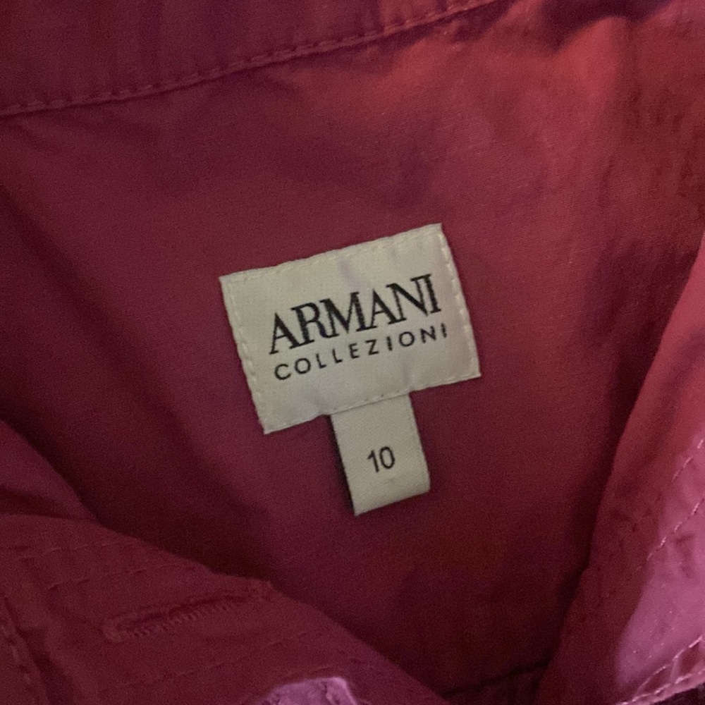 Armani Collezioni cotton blend active sport dress. Belted pockets designer Sz 10 - Picture 2 of 13